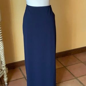 The Limited fluid navy skirt
